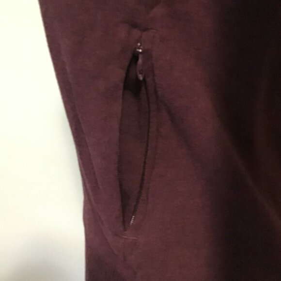 Lululemon On The Double Pullover Heathered Bordeaux Drama Size 2 - Picture 7 of 14